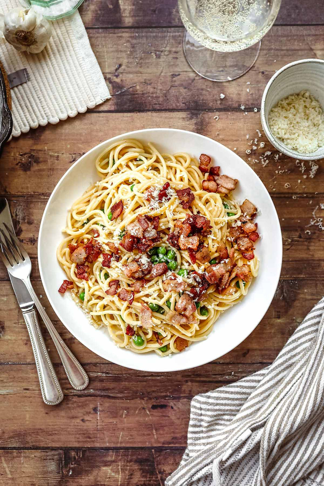 Best Bacon Pasta Carbonara Recipe