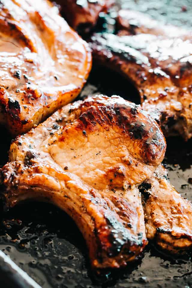 Honey Garlic Baked Pork Chops Recipe