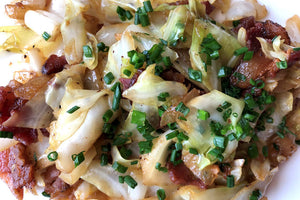 Southern Berkshire Bacon-fried Cabbage